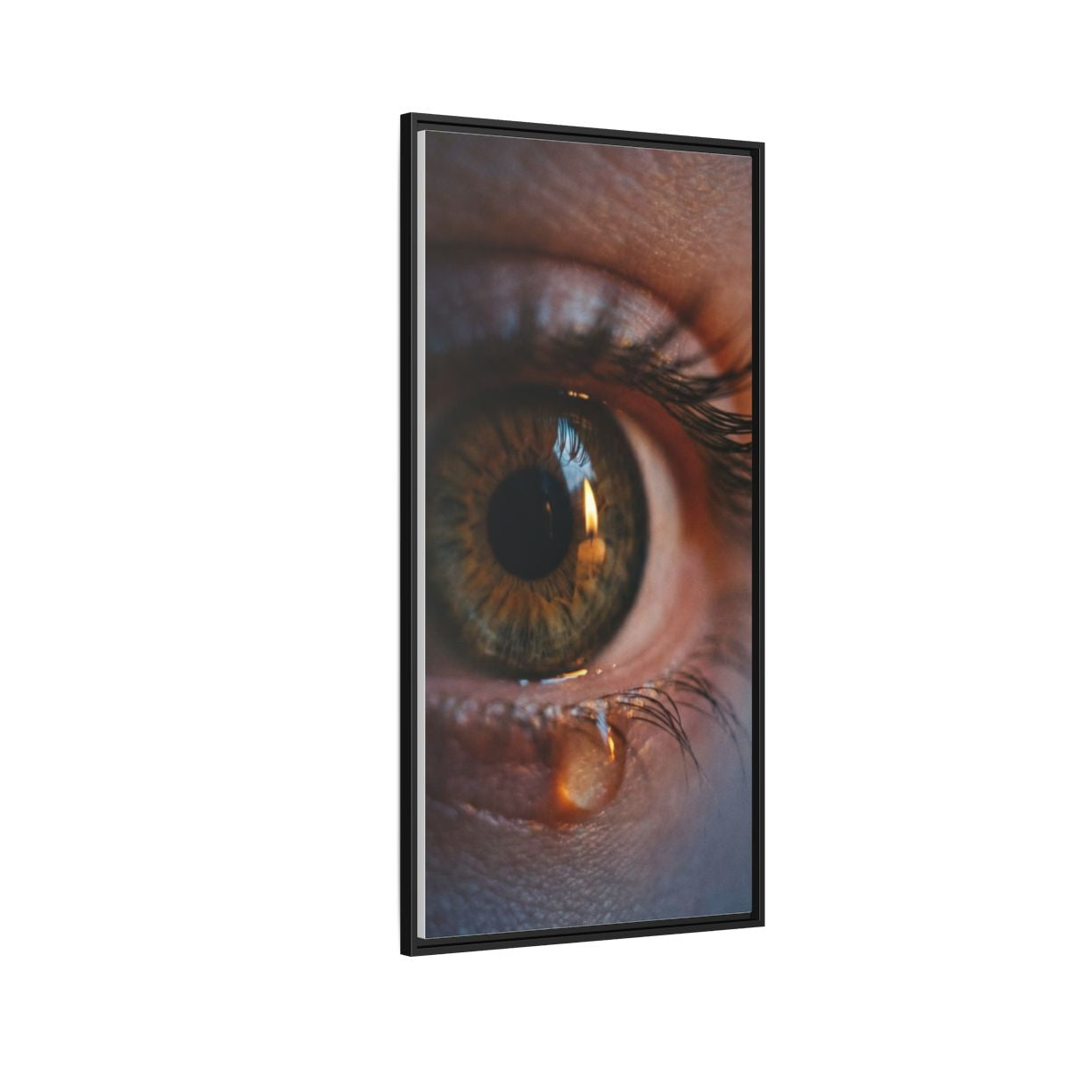 Framed Matte Canvas - Mystic Eye — Black / 1.25"