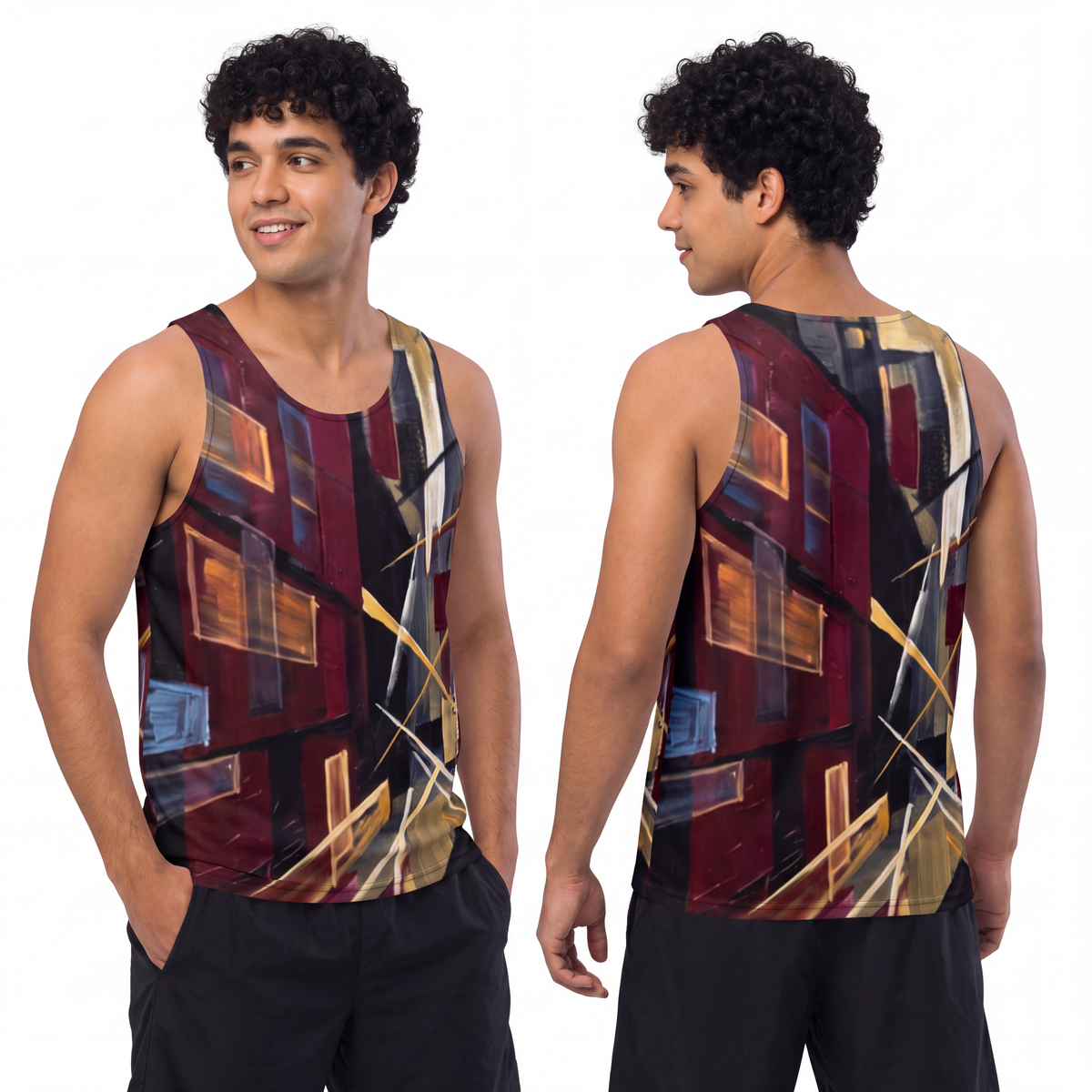 Men's Tank Top - Urban Perspective | Echovira Gallery