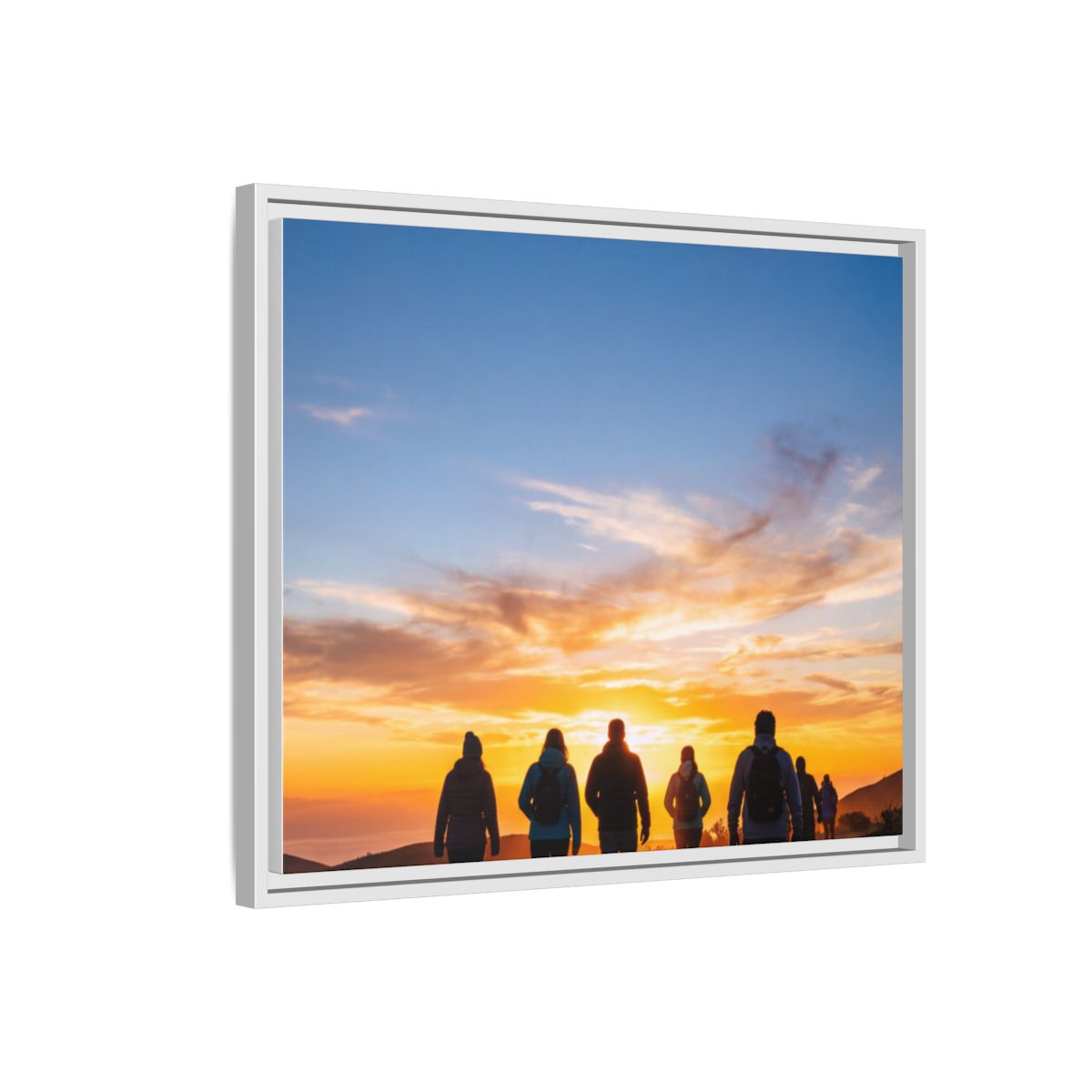 Matte Canvas, Framed - Epic Dawn Trek