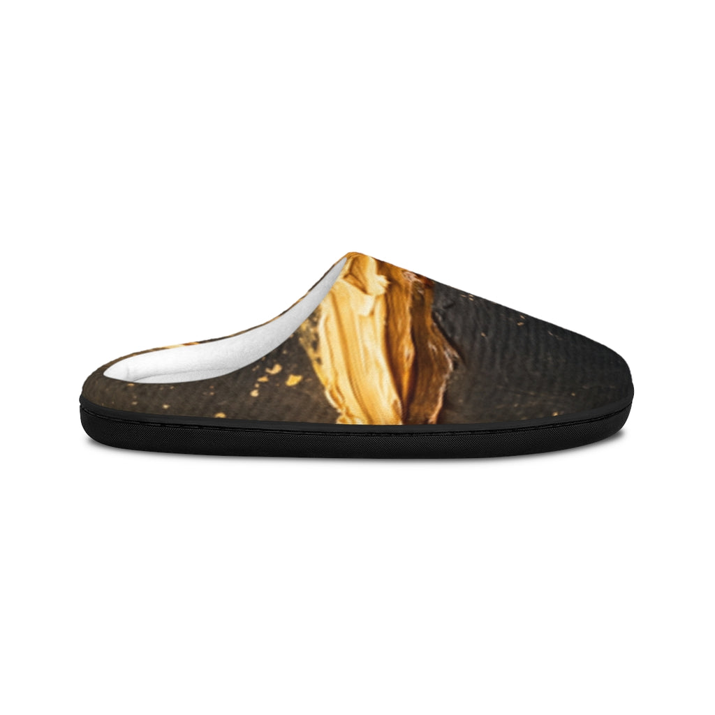 Men's Indoor Slippers - Golden Fray House Shoes | Echovira...