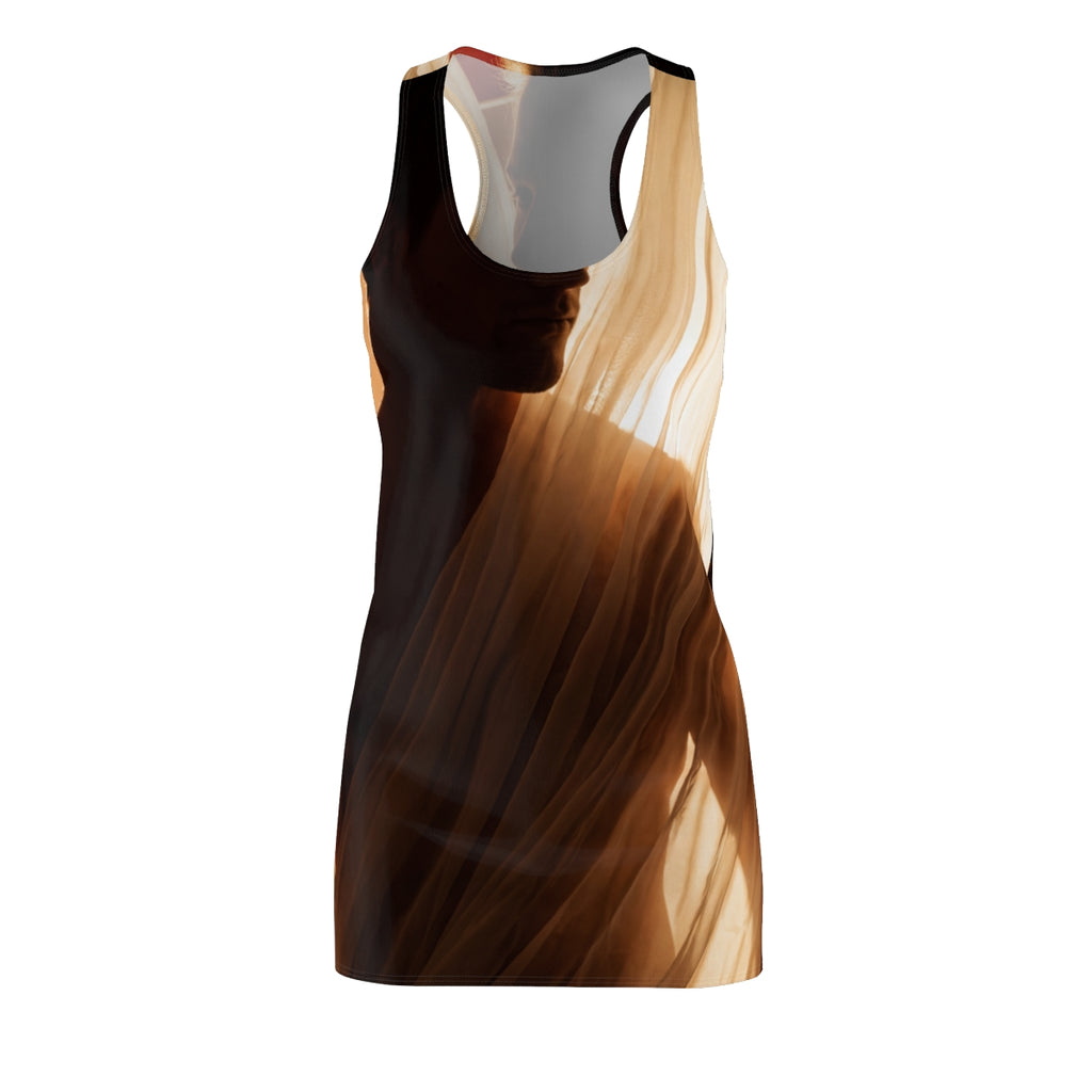 Crimson Silhouette Racerback Dress