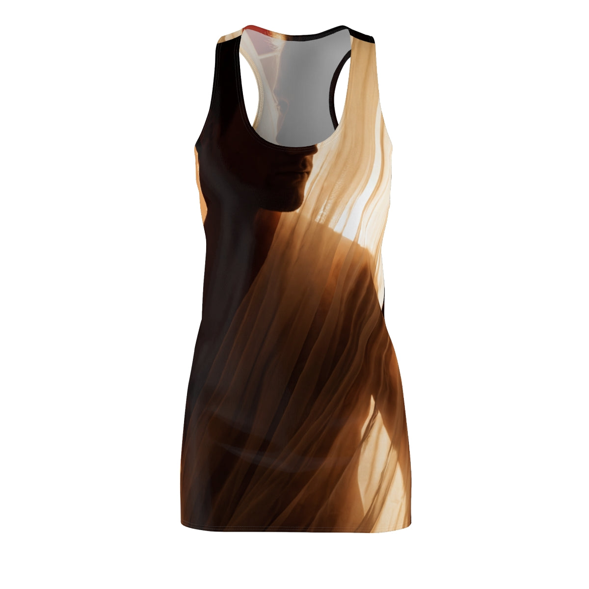 Crimson Silhouette Racerback Dress