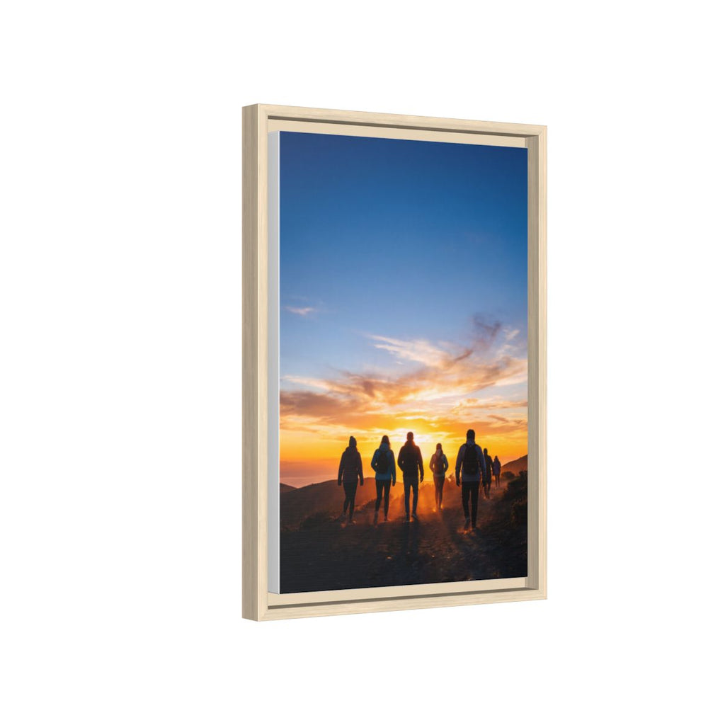 Matte Canvas, Framed - Epic Dawn Trek