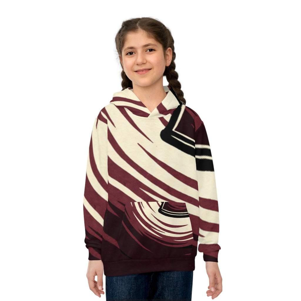 Children's Japanese Lantern Wave Hoodie