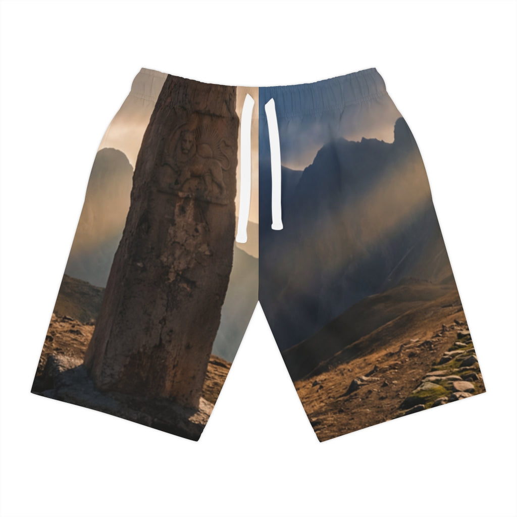 Sportliche lange Shorts - Bergwanderung