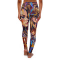 Women's Casual Spandex Leggings - Shattered Elegance |...