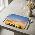 Leather Placemat - Sunset Journey