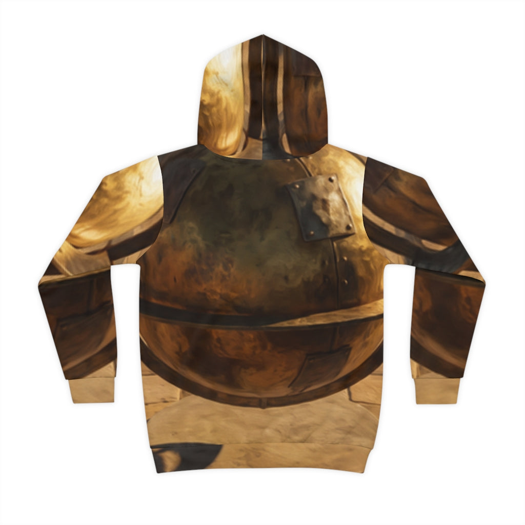 Children's Brass Astrolabe Art Hoodie