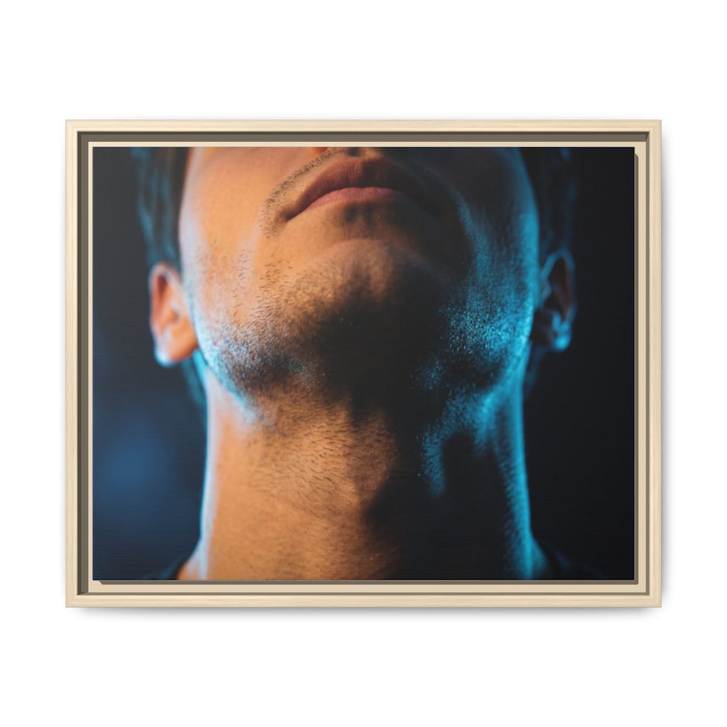 Framed Matte Canvas - Neon Noir