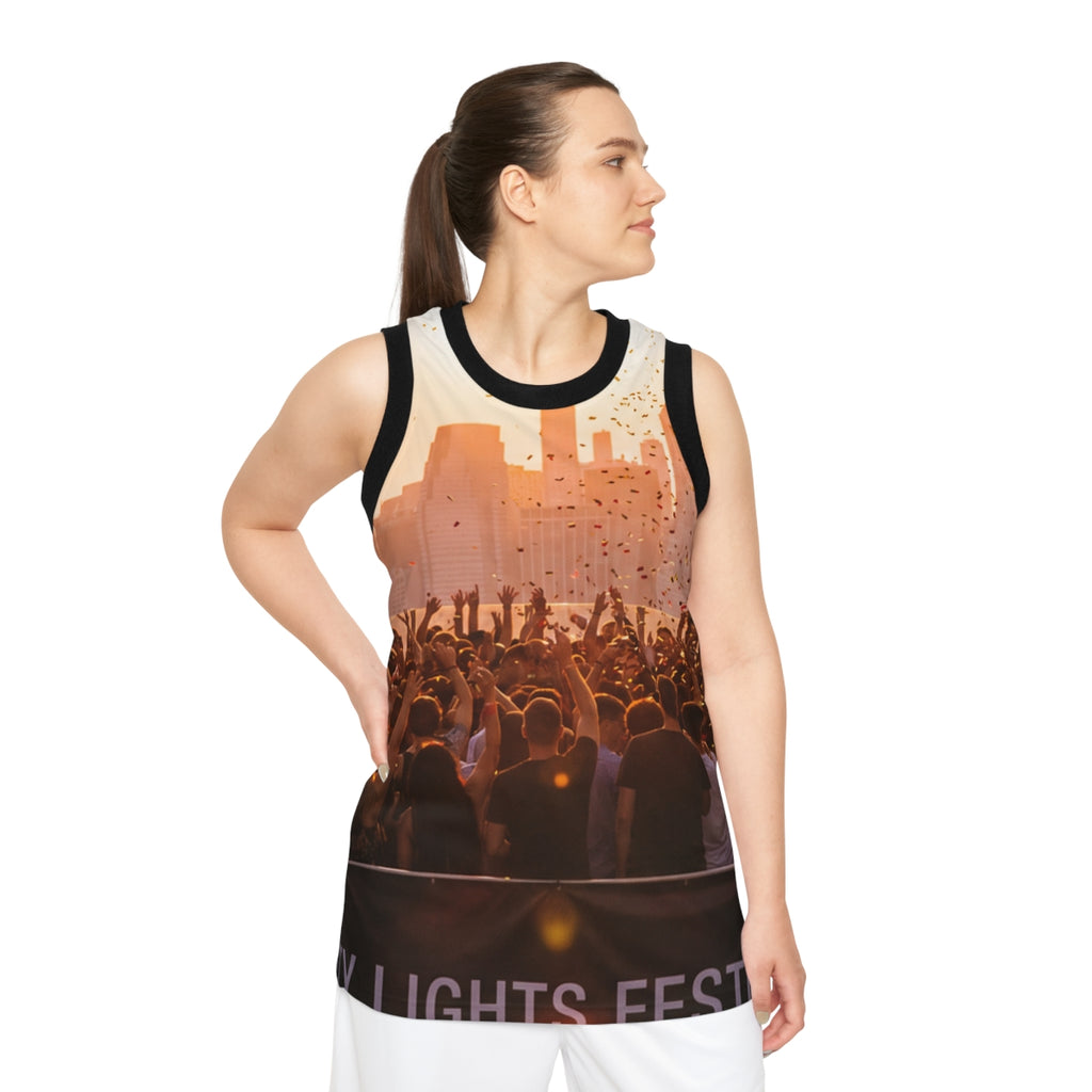 Basketball Jersey - City Lights Festival | Echovira Gallery