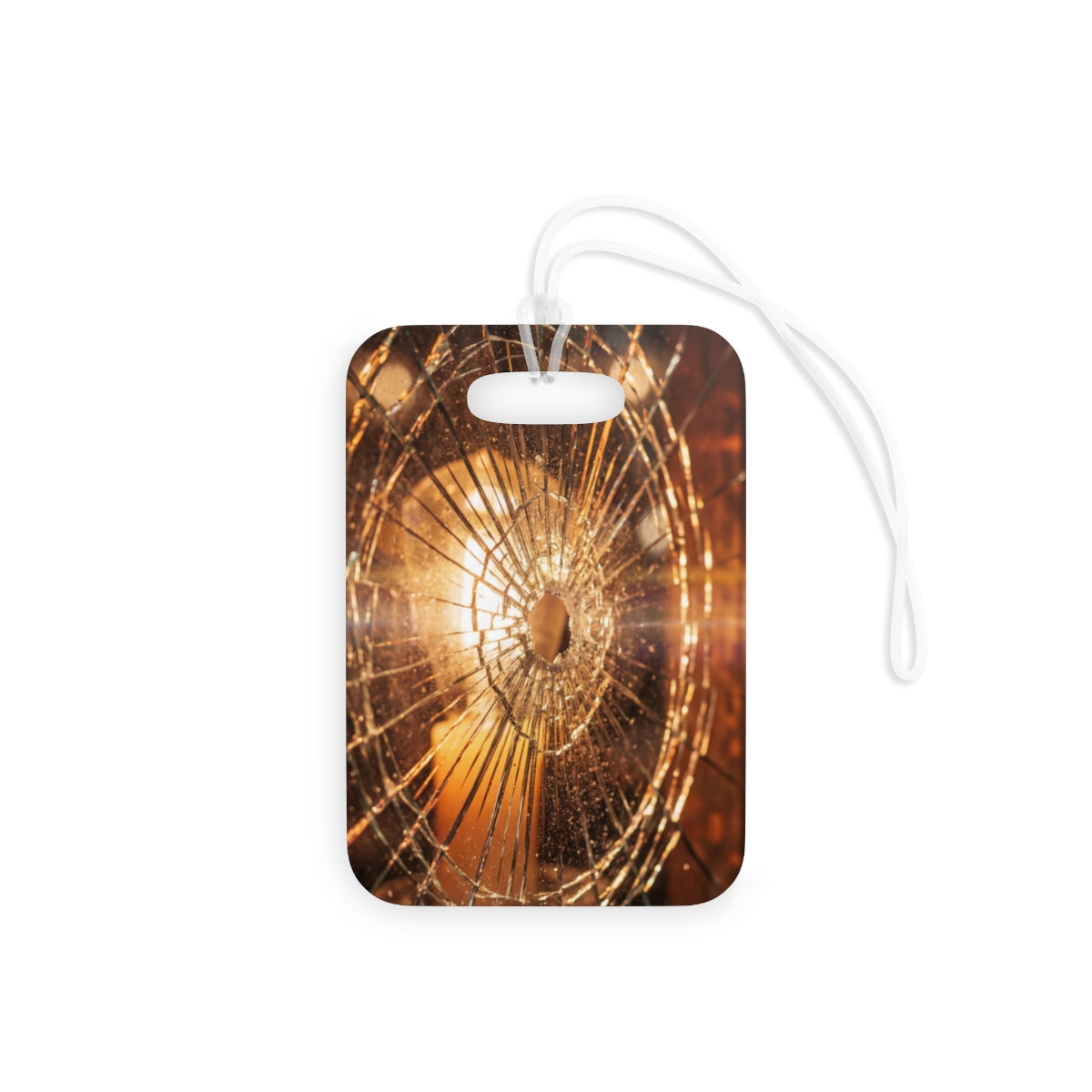 Luggage Tags - Golden Fractures (Set) | Echovira Gallery