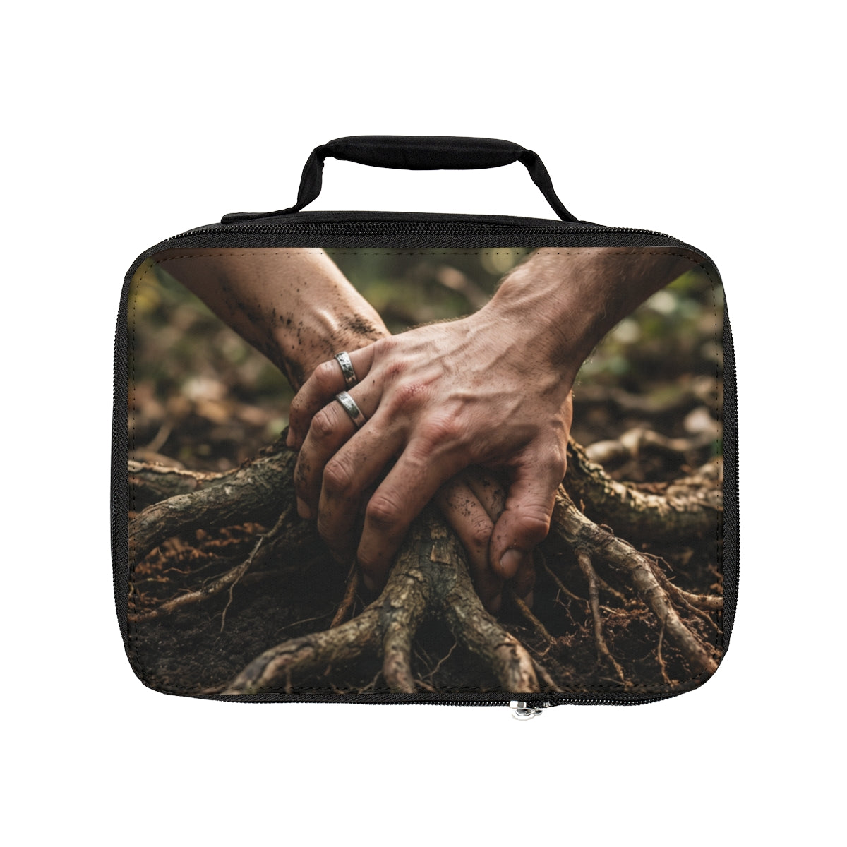 Forest Roots and Hands Lunch Bag