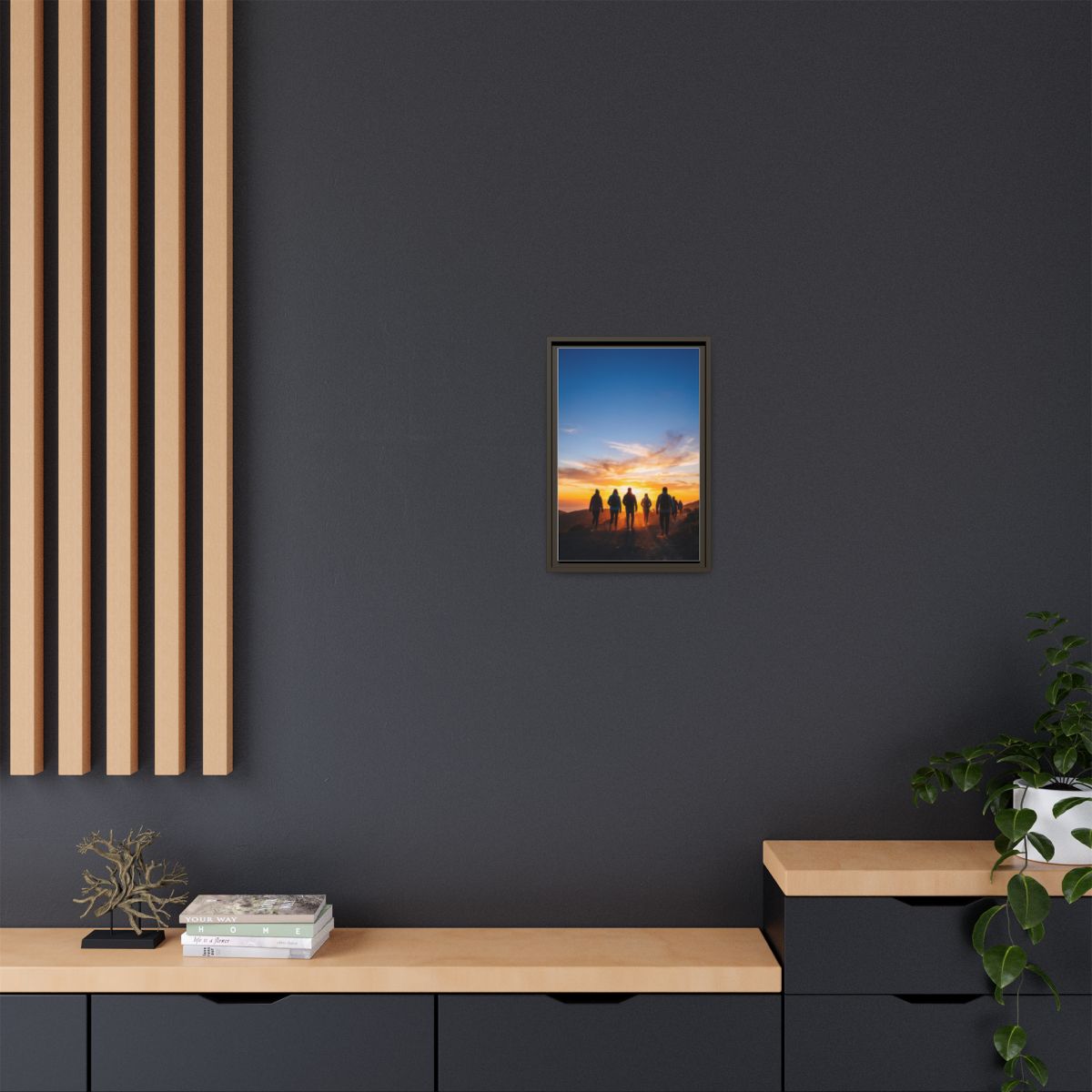Matte Canvas, Framed - Epic Dawn Trek