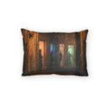 Cotton Pillow Sham - Shadowed Alleyway Mystery Art Print |...