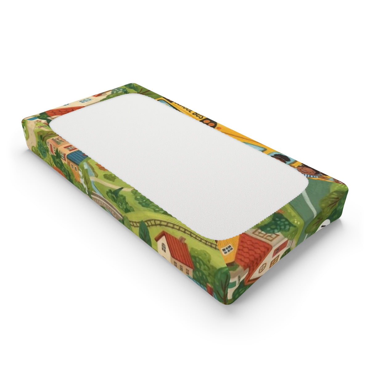 Baby Changing Pad Cover - Sunny Village | Echovira Gallery