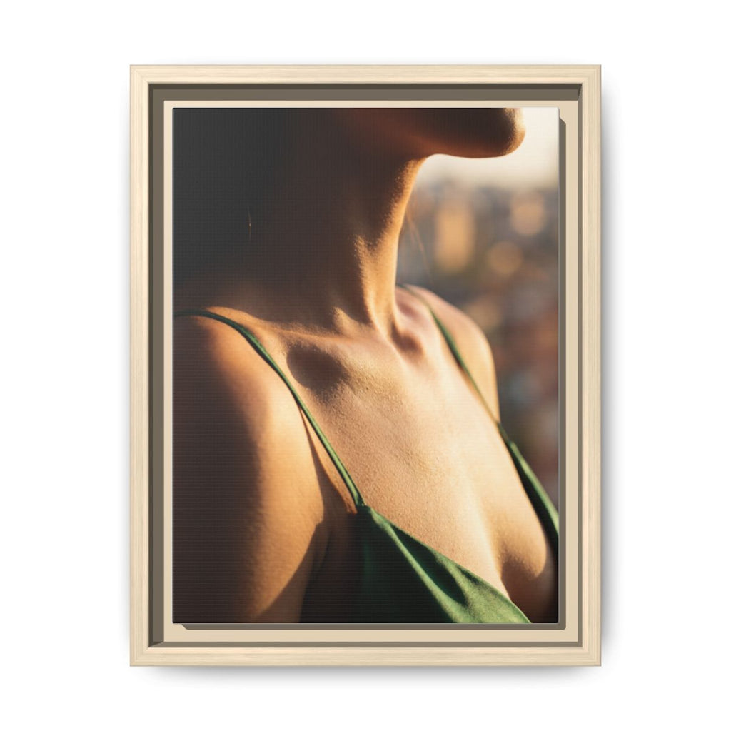 Framed Matte Canvas - Sunlit Muse