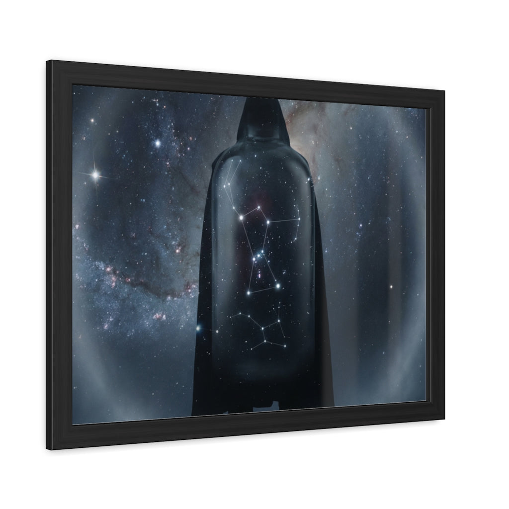 Framed Poster - Orion Cosmic Voyager — Landscape (10×8, 12×8, 11×9, 14×11, 17×11, 16×12, 18×12, 20×16, 24×16, 24×18, 30×20, 32×24, 36×24, 40×26 & 48×32)