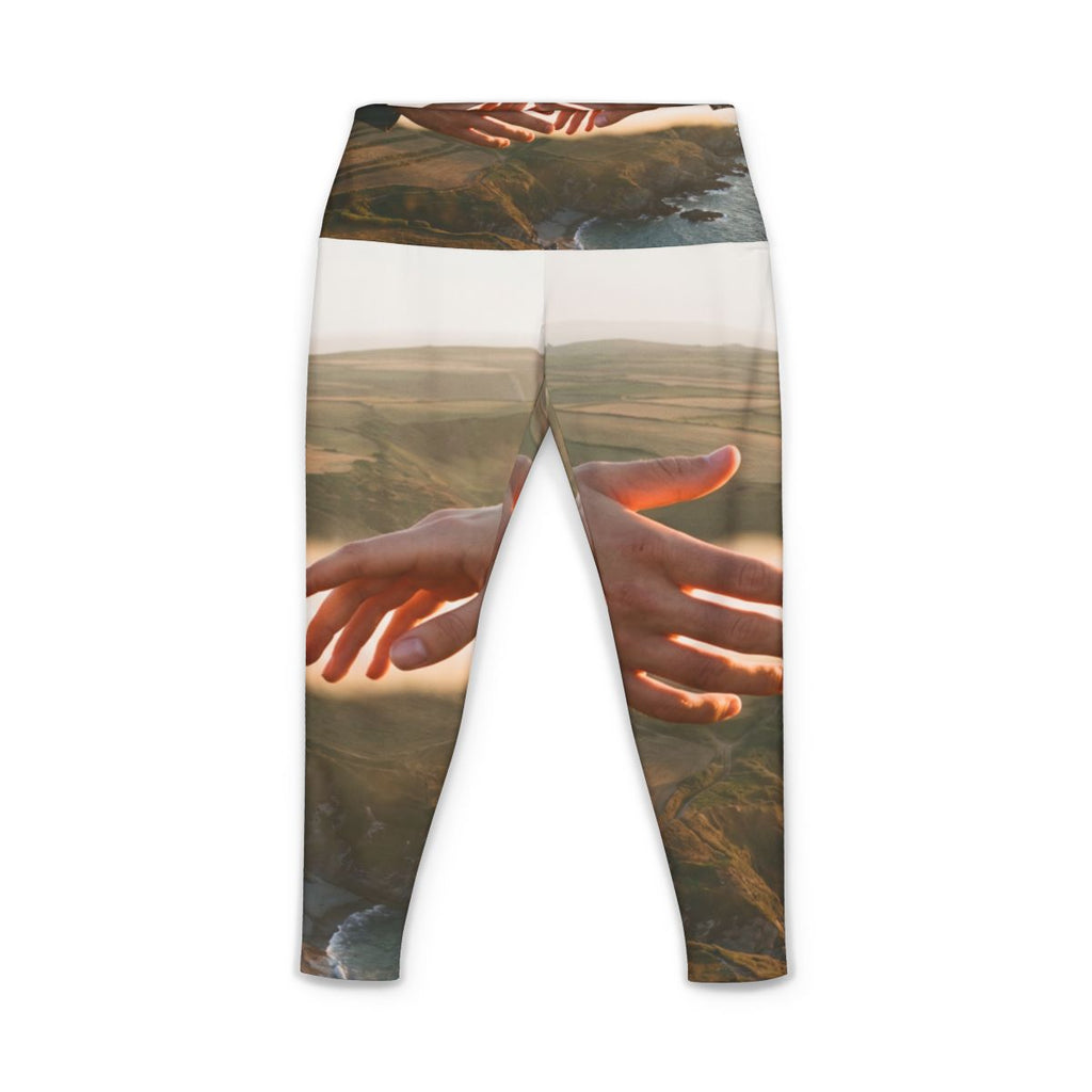 Women's Yoga Pants - The Infinite Touch | Ethereal Coastal...