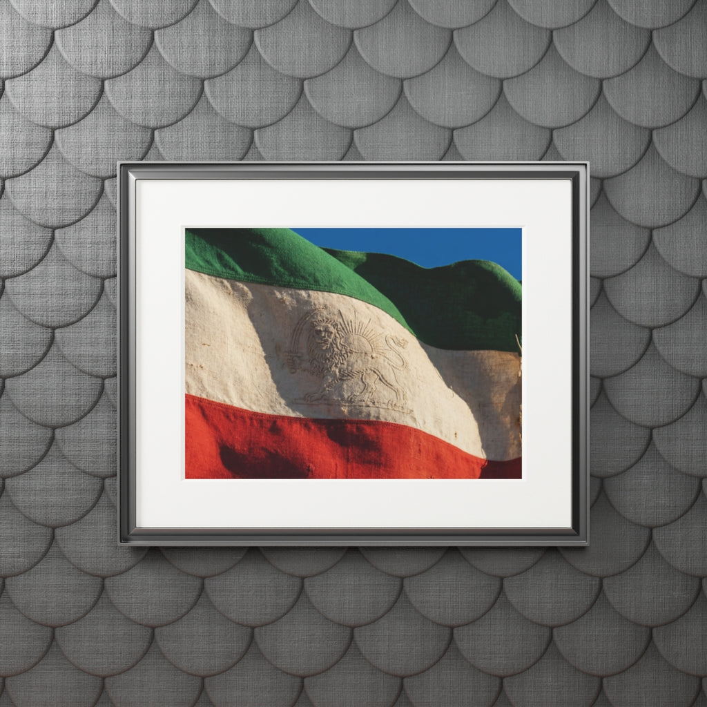 Fine Art Print - Persian Lion Flag — Landscape