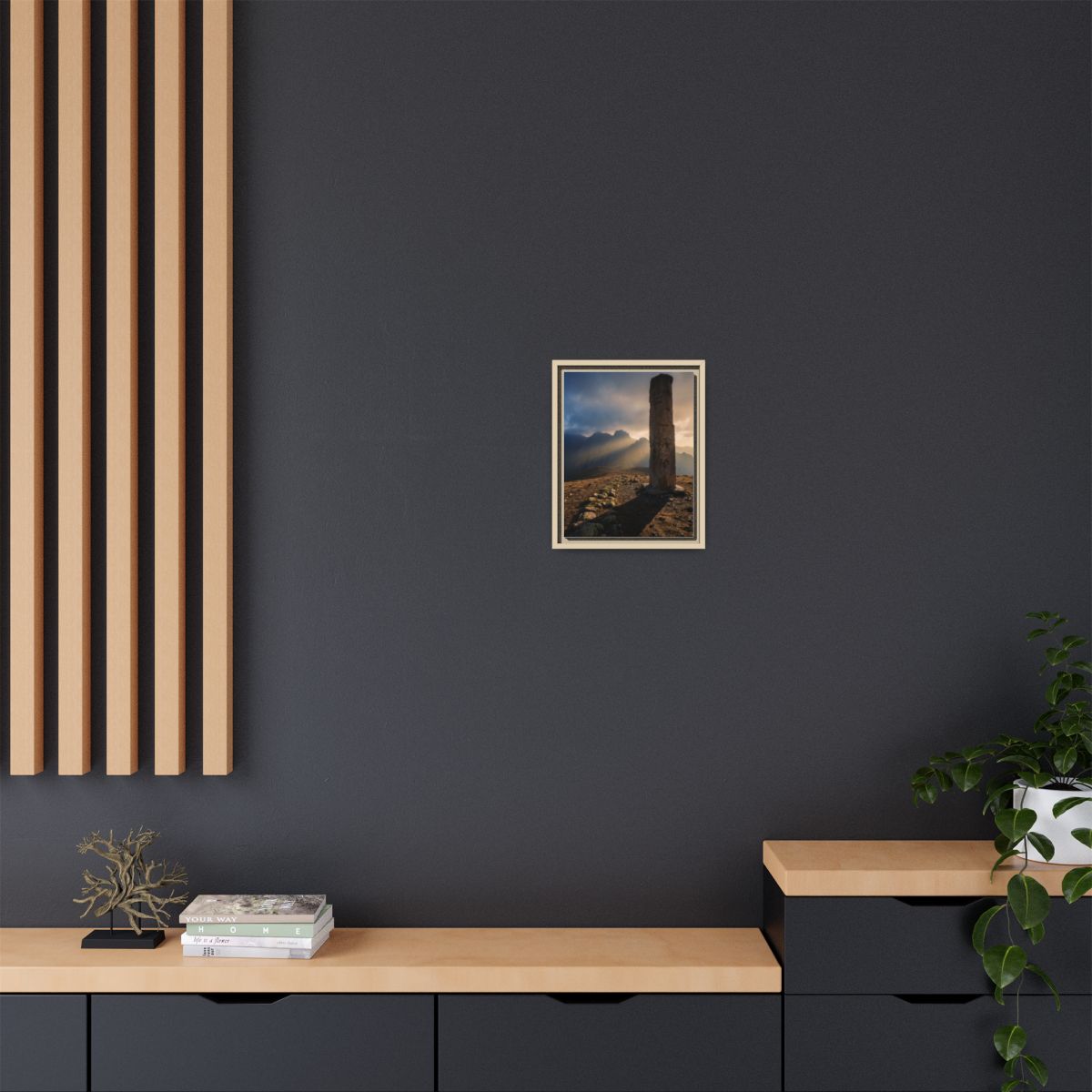 Framed Matte Canvas - Sun Peak