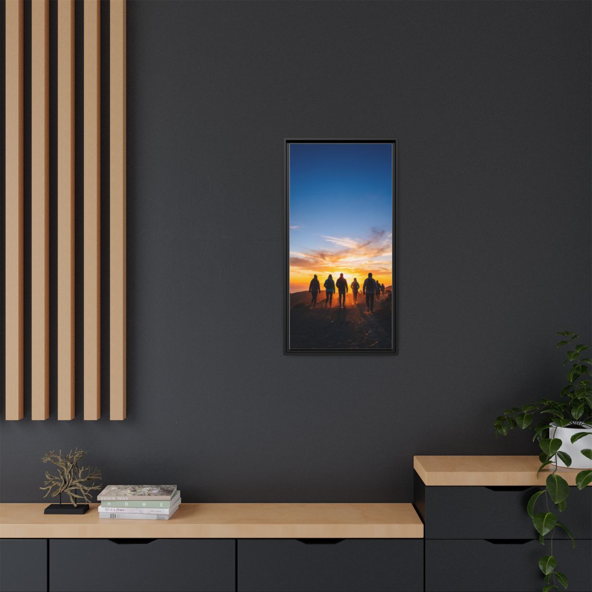 Matte Canvas, Framed - Epic Dawn Trek