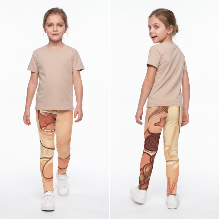 Kids Leggings - Golden Childhood Joy