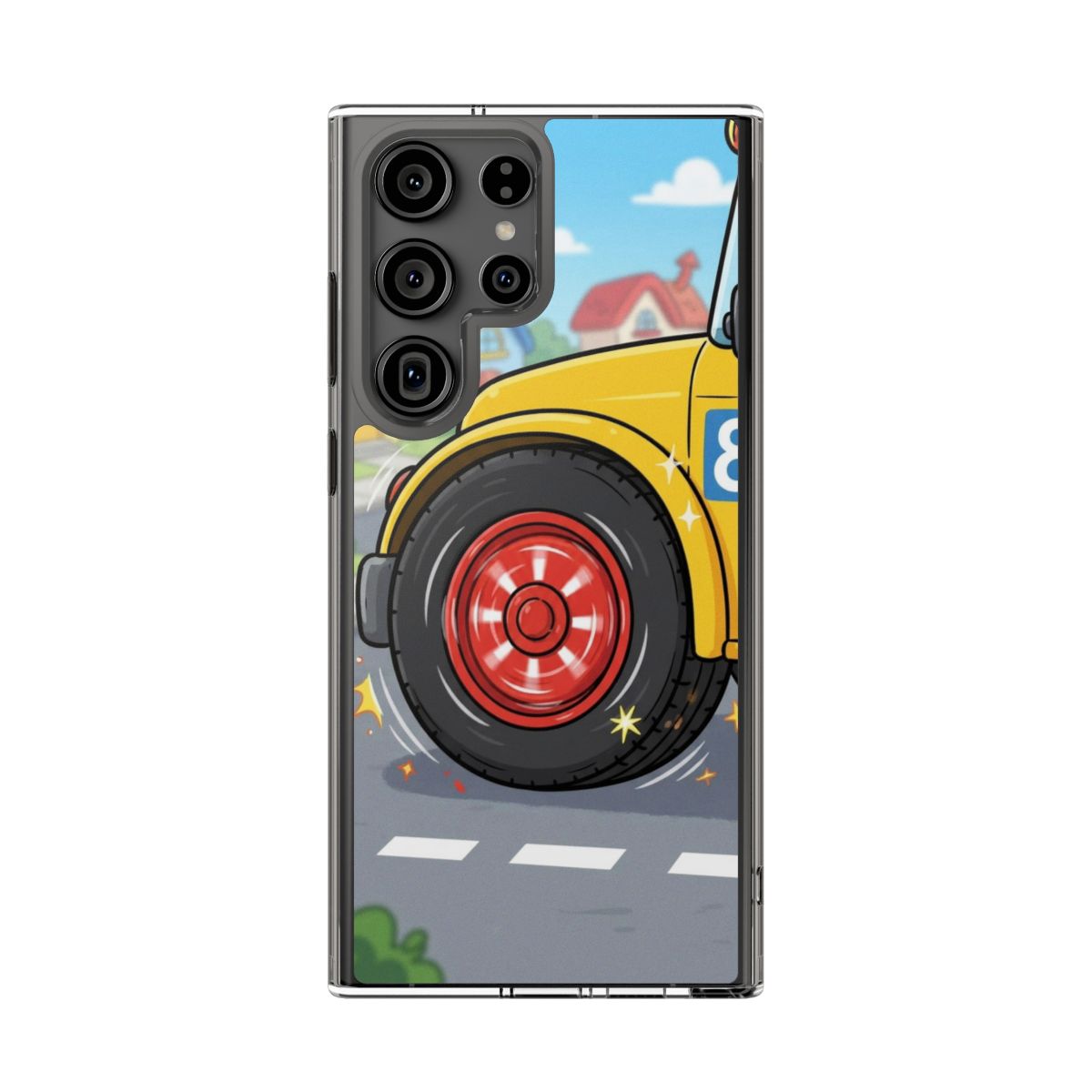 Clear Impact-Resistant Cases - Cartoon Bus | Echovira...