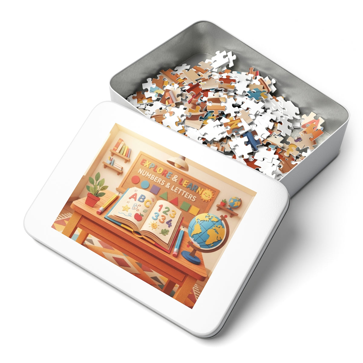 Jigsaw Puzzle with Tin - Playful Classroom Papercraft... |...