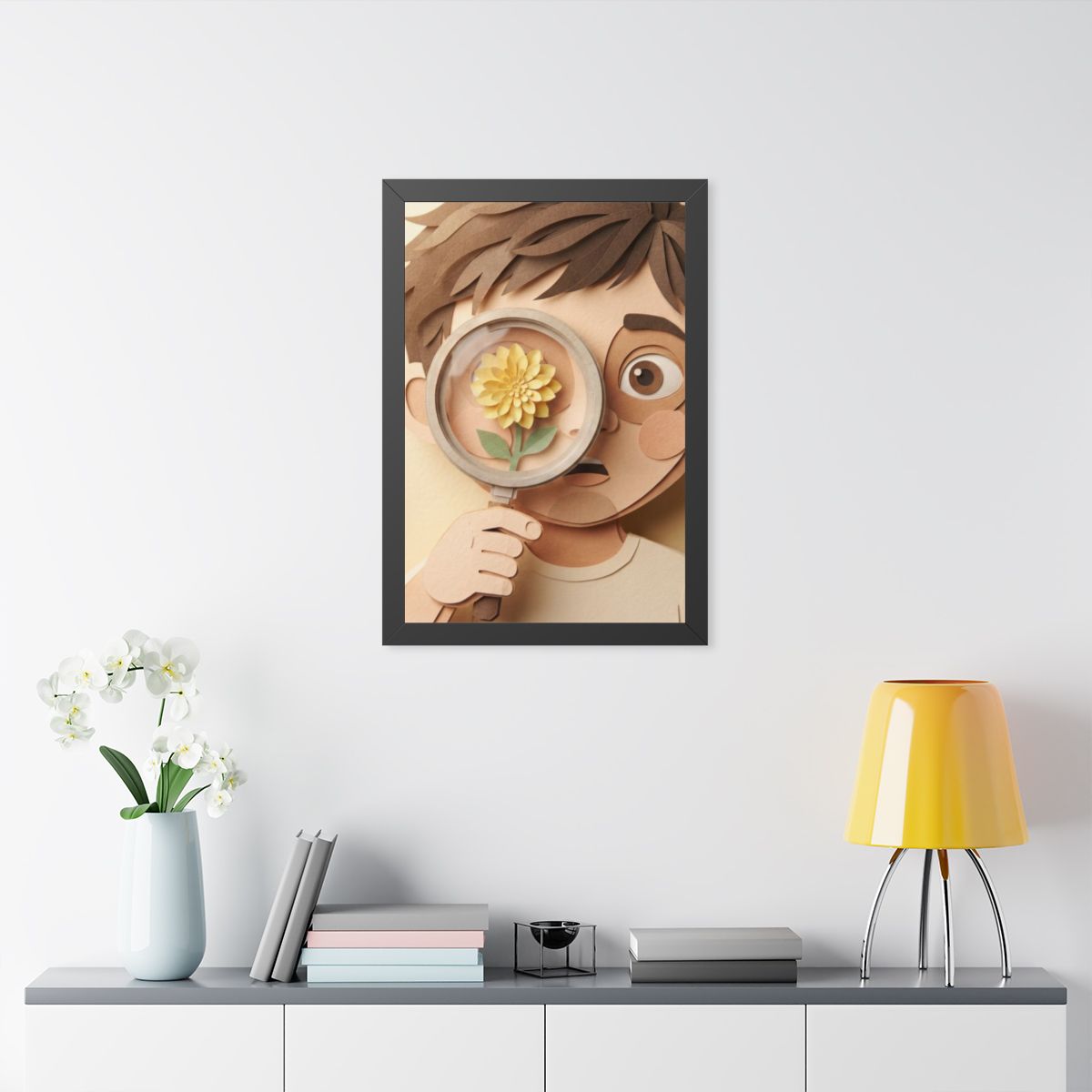 Framed Vertical Poster - Wonder of Nature — Black (11×14......