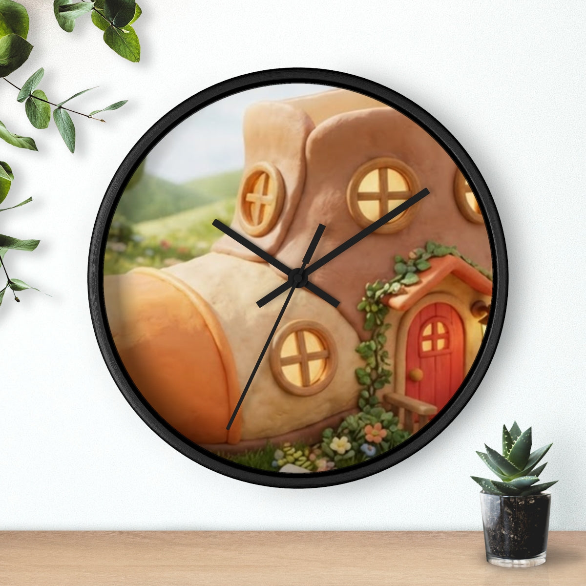 Wall Clock - Fairy Shoe Cottage | Echovira Gallery