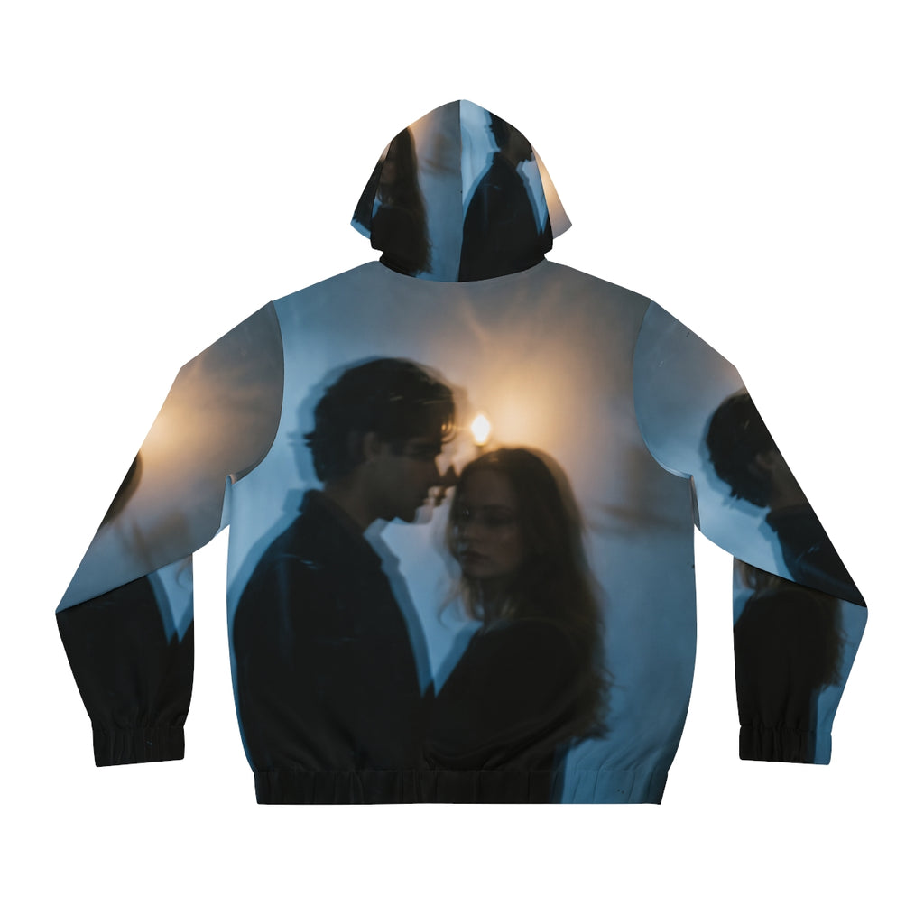 Midnight Shadow Men's Full-Zip - Cozy Casual Hoodie |...