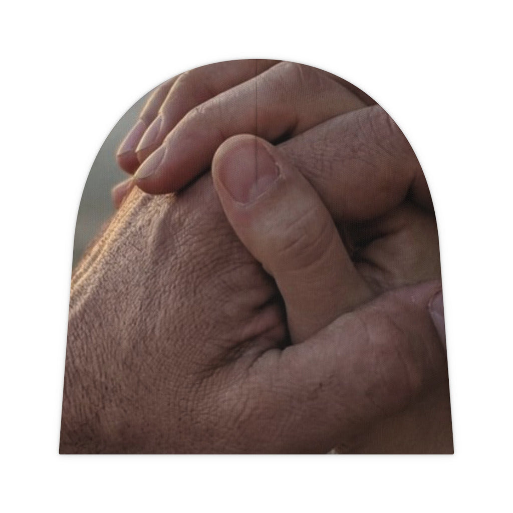 Interlocked Hands Art Baby Beanie