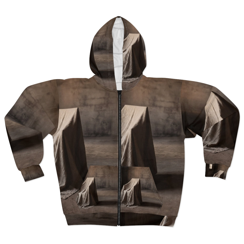 Unisex Zip Hoodie - Raw Aesthetic