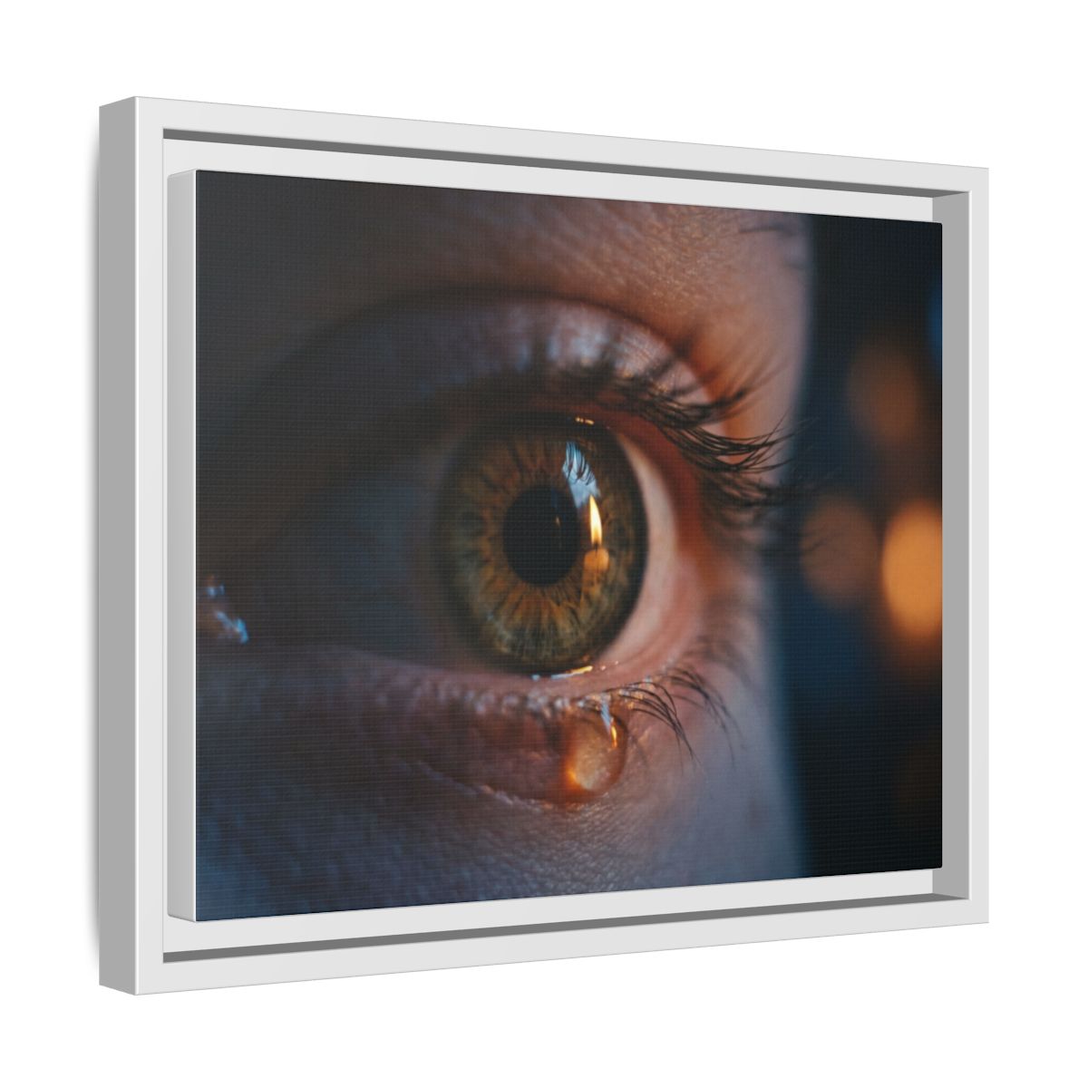 Framed Matte Canvas - Mystic Eye — White / 1.25"