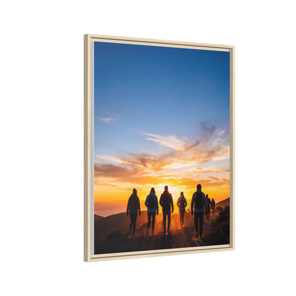 Matte Canvas, Framed - Epic Dawn Trek