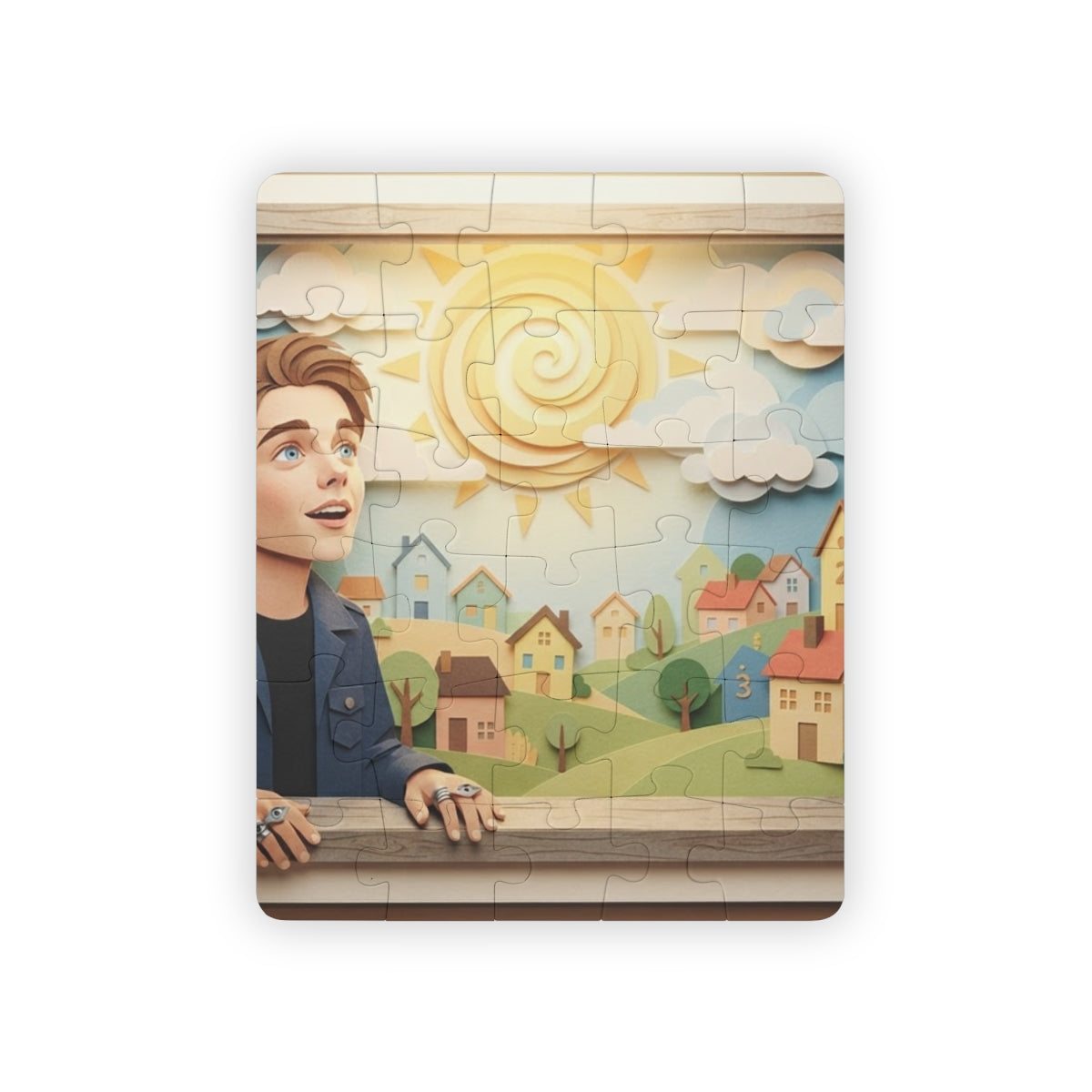 Kids' Puzzle 30-Piece - Sunny Window | Echovira Gallery
