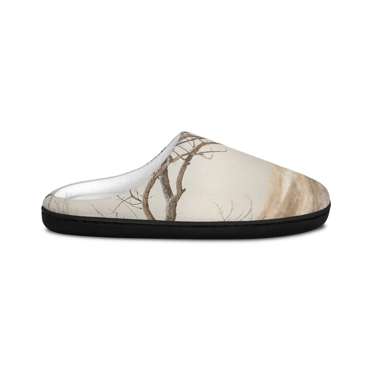 Women's Indoor Slippers - Winter Branch Solitude Landscape |...