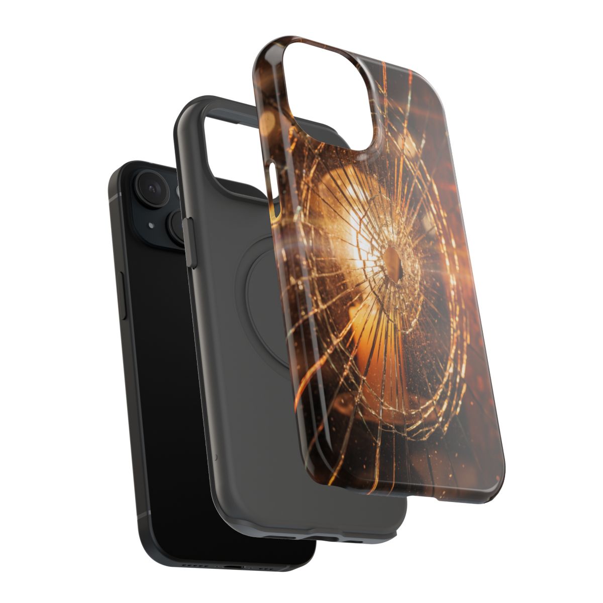 Impact-Resistant Case - Shattered Amber
