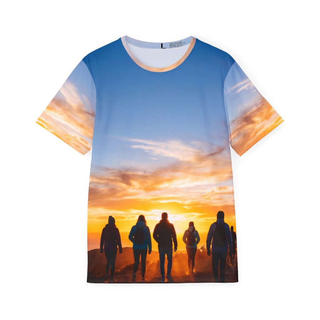 Men's Sports Jersey - Golden Trail Horizon