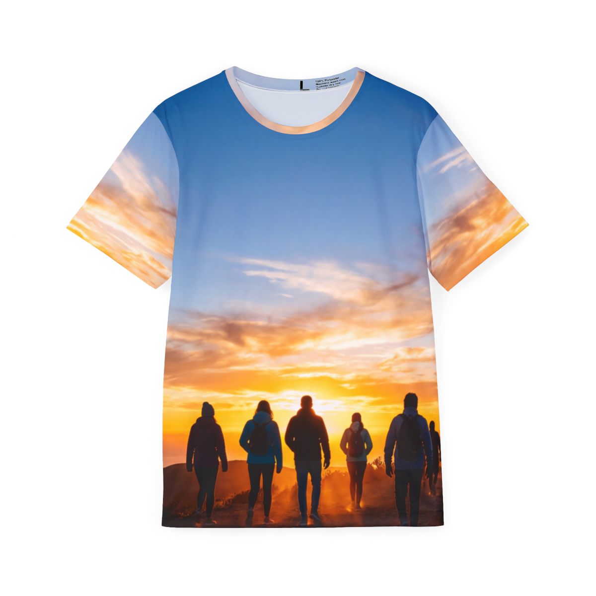 Men's Sports Jersey - Golden Trail Horizon