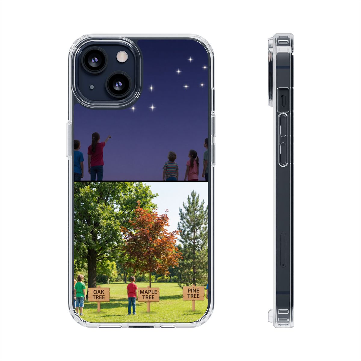 Clear Impact-Resistant Case - Starry Shield