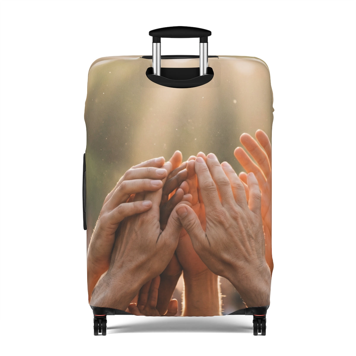 Luggage Cover - Golden Rays of Unity Wall Art | Echovira...