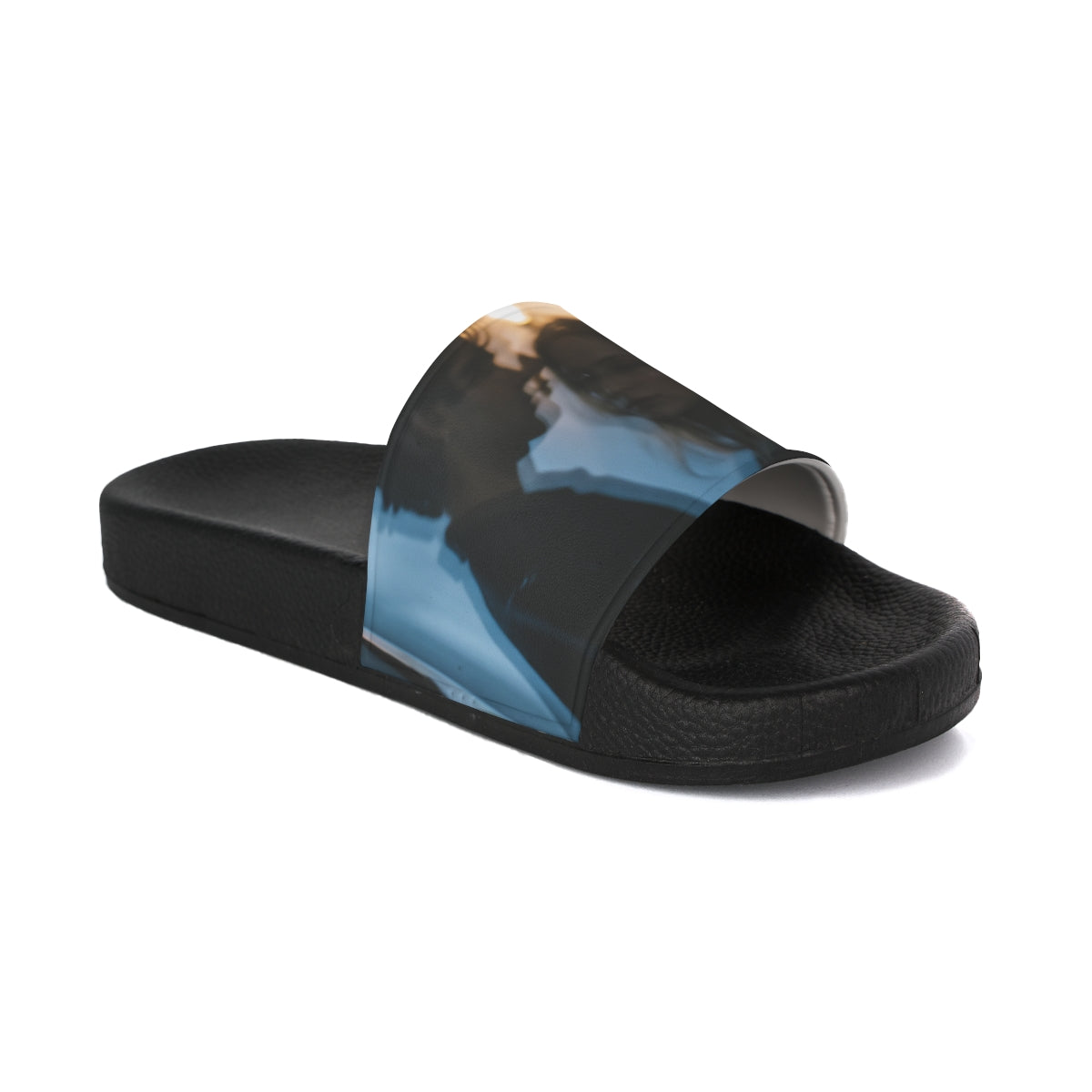 Women's Slide Sandals - Midnight Shadow Slides - Cozy... |...