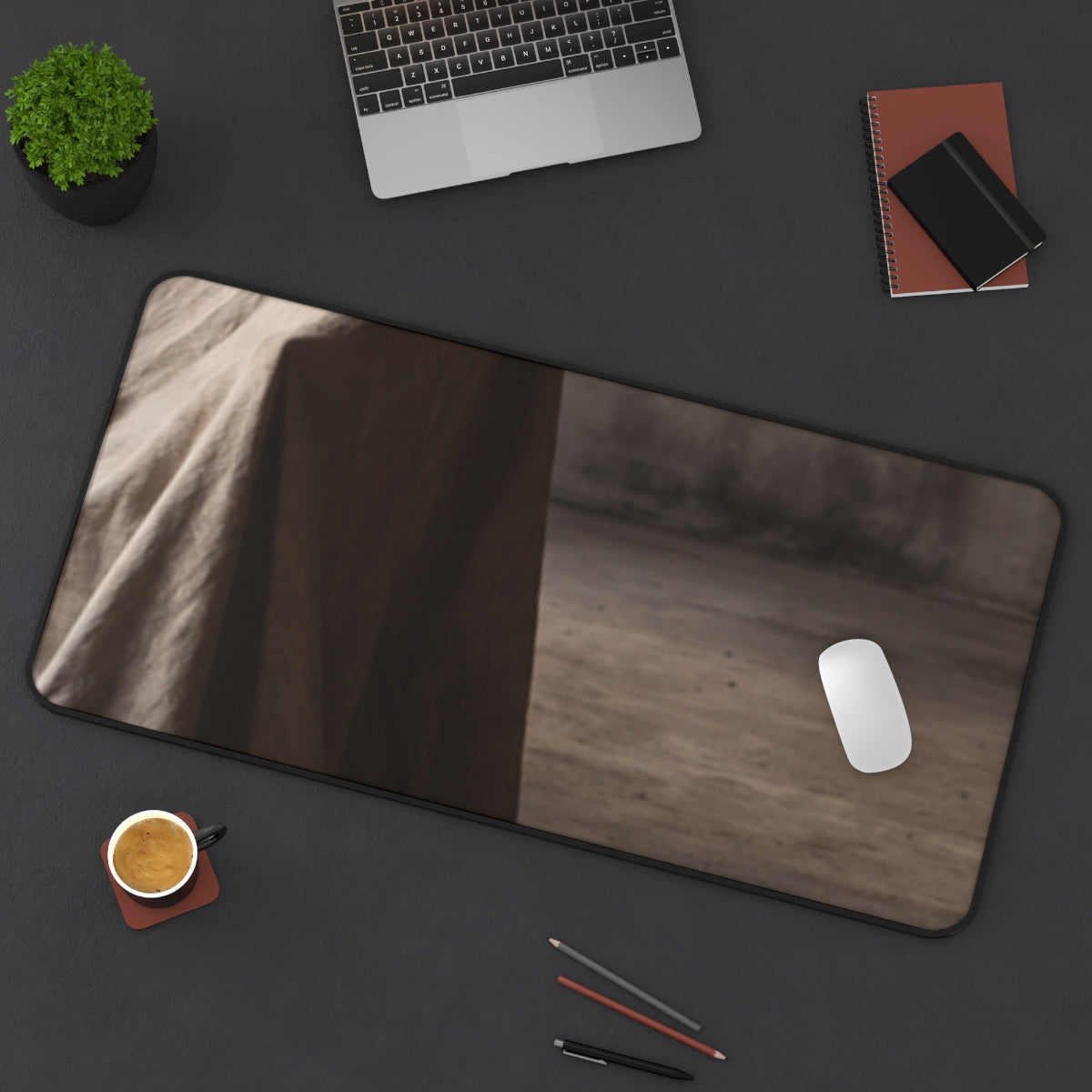 Desk Mat - Minimalist Architectural Form