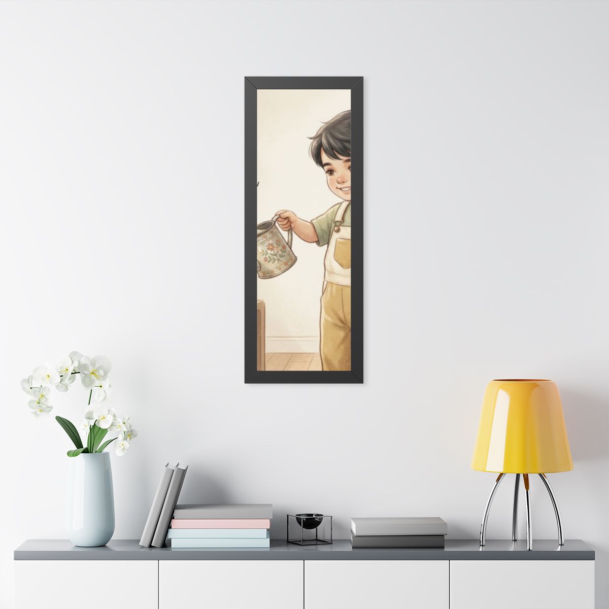 Framed Vertical Poster - Daily Growth Art — Black (11×14......