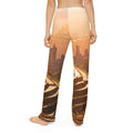 Pantalon d'intérieur enfant motif urbain au coucher de soleil