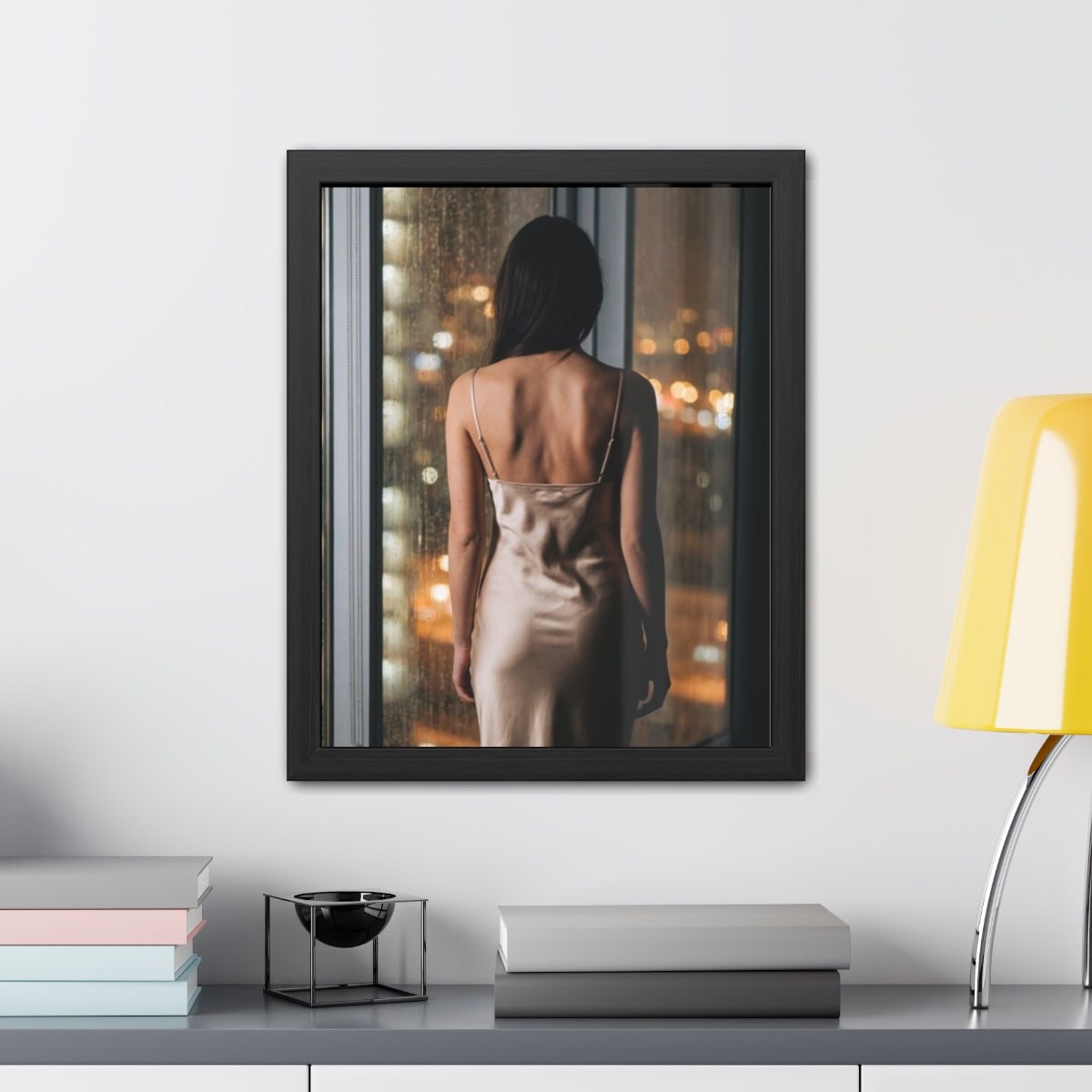 Framed Poster - Rainscape Silhouette — Portrait (8×12, 9×11...