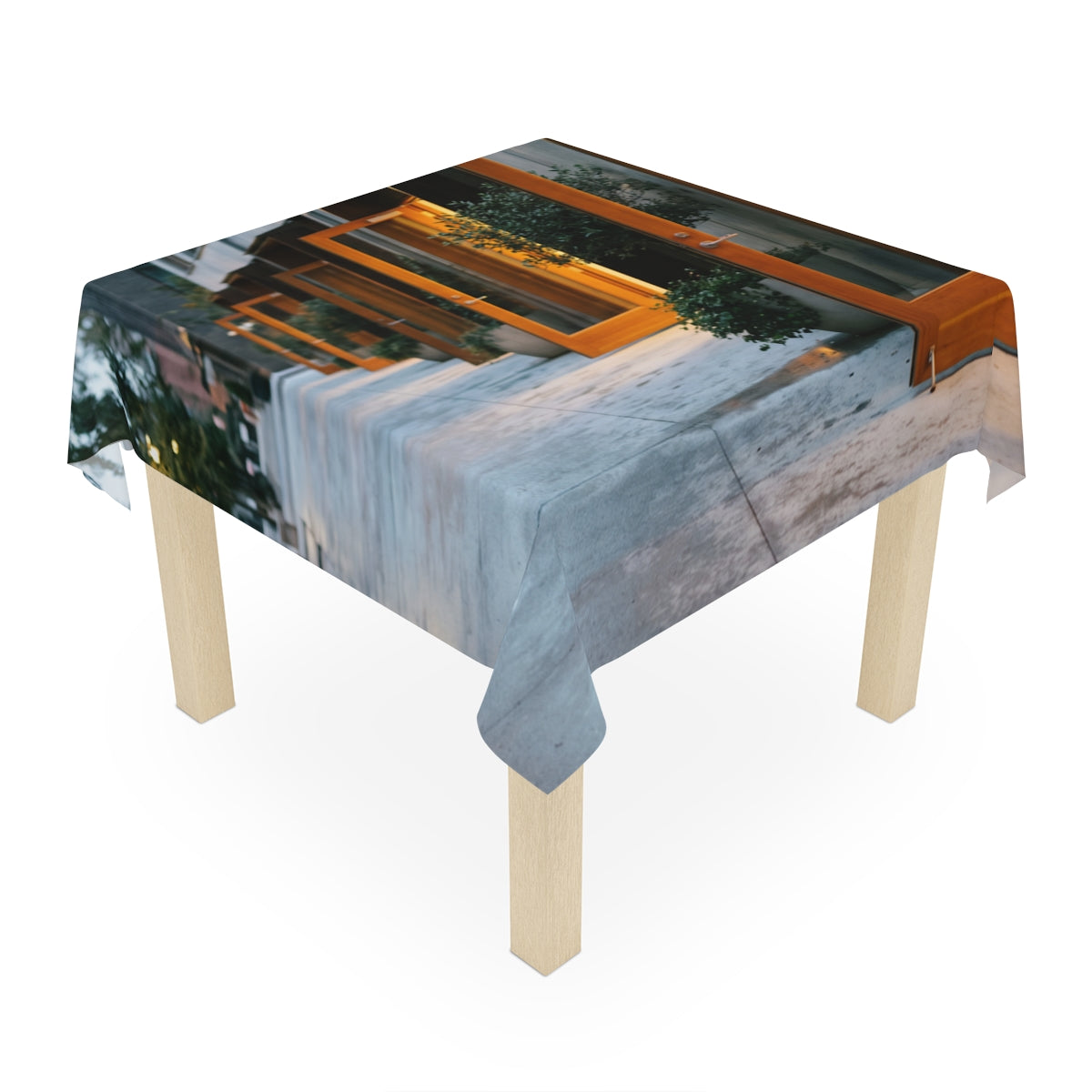 Tablecloth - Twilight Courtyard Dining | Echovira Gallery