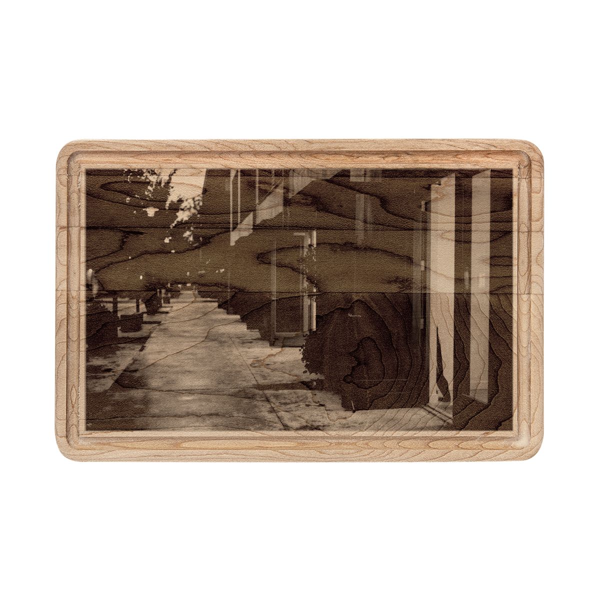 Wooden Cutting Board (Engraving) - Twilight | Echovira...
