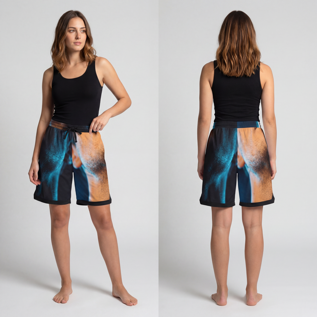 Basketball Rib Shorts - Cinematic Court